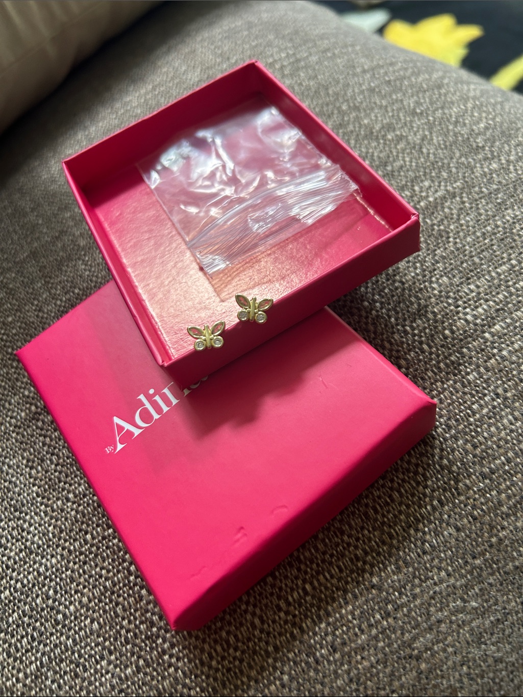 Adina Eden Gold Butterfly Earrings